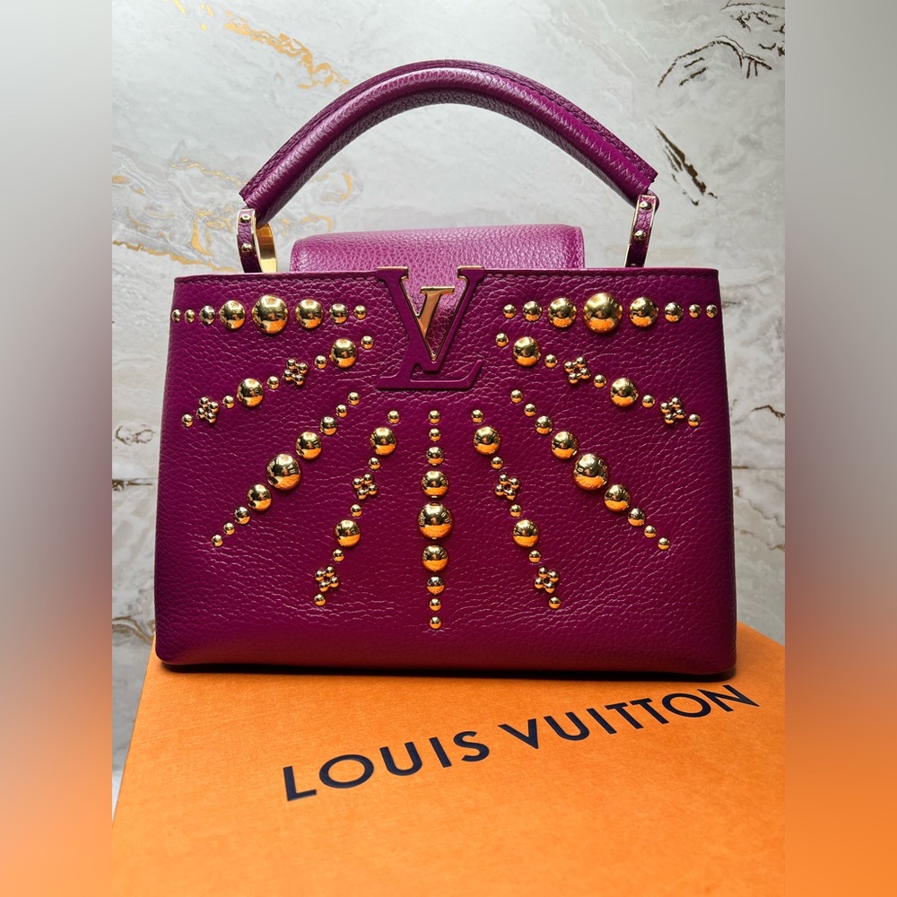 🔥 SOLD #030860BJ Limited Ed. Louis Vuitton Capucine BB